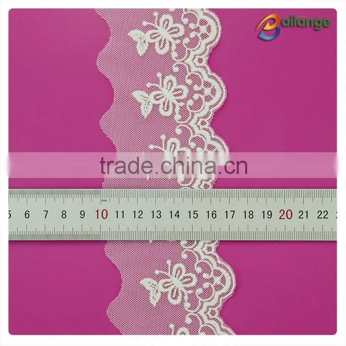 2016 butterfly shaped lace trim with excellent design for underwear