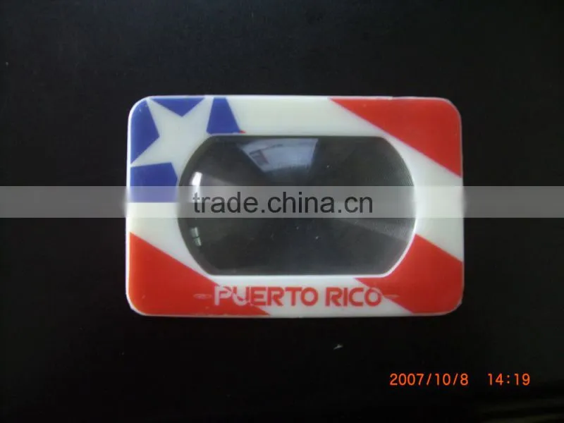 plastic fresnel lens magnifier, hard plastic cheap magnifying business cards
