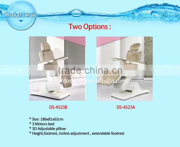 Doshower DS-4523 beauty salon master chicago massage table, electric facial bed
