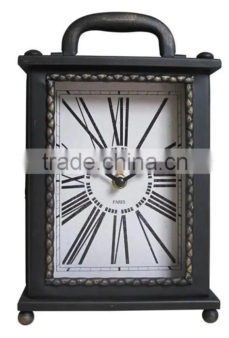 Wholesale Antique Metal Clock Rectangular Big Clock For Gift