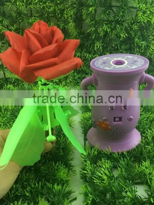 RC Induction Flying Rose Flower Toys, Rc Toys.