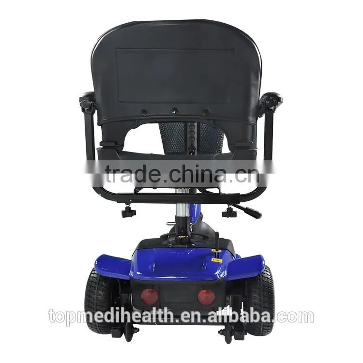 Four wheel lightweight electric bule mobility scooter