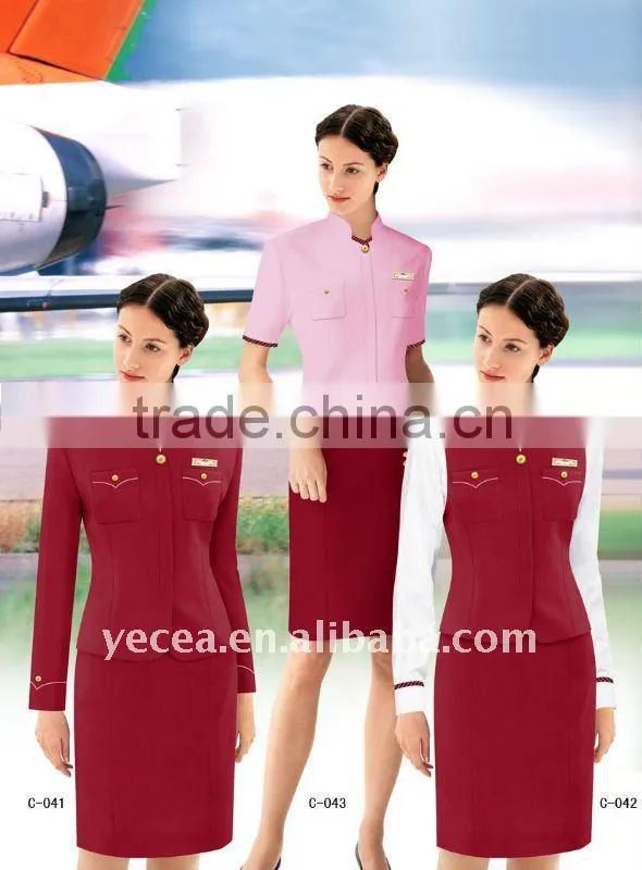 Stewardess Airline Uniform for stewardess(AL-022)
