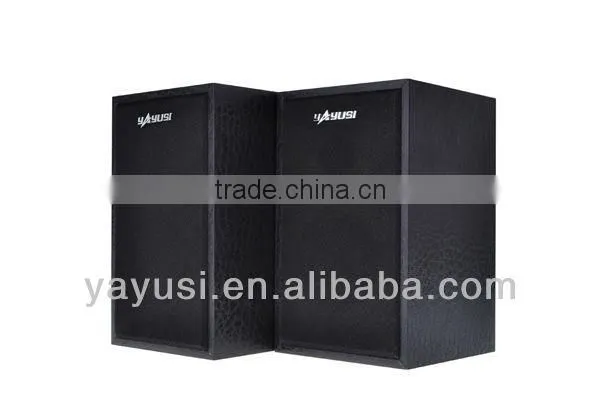Active Type and 2( 2.0) channels Wooden Case Computer Speaker