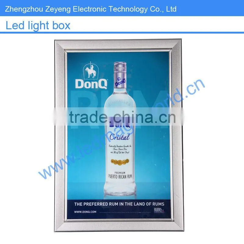 New magnetic advertising aluminum snap led acrylic magnetic sandwich frame,alibaba frame