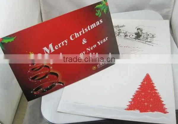 Bottom price latest wall hang christmas card