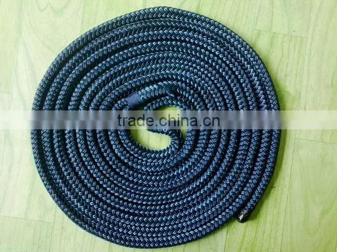 Black Double Braided Nylon Rope
