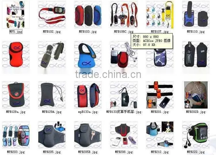 Colorful printing neoprene camera bag