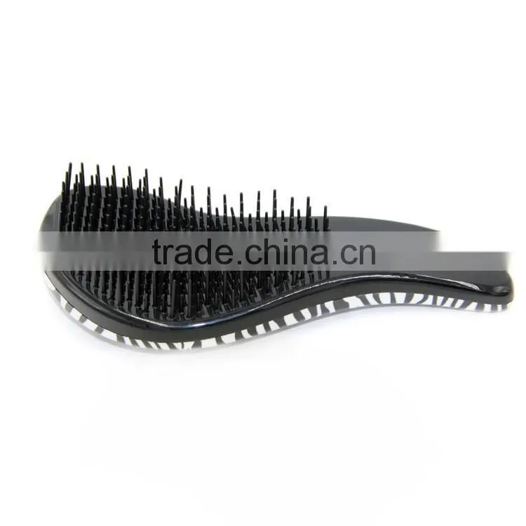 Christmas gifts hot selling new design professional plastic detangle hair brush