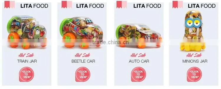 Cartoon Toy Car Loaded Halal Jelly Candy Pudding