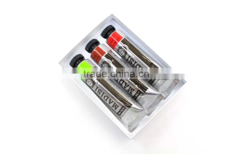 12x40ml good quality oil paint set factory made in china