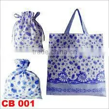 christmas drawstring cotton bags