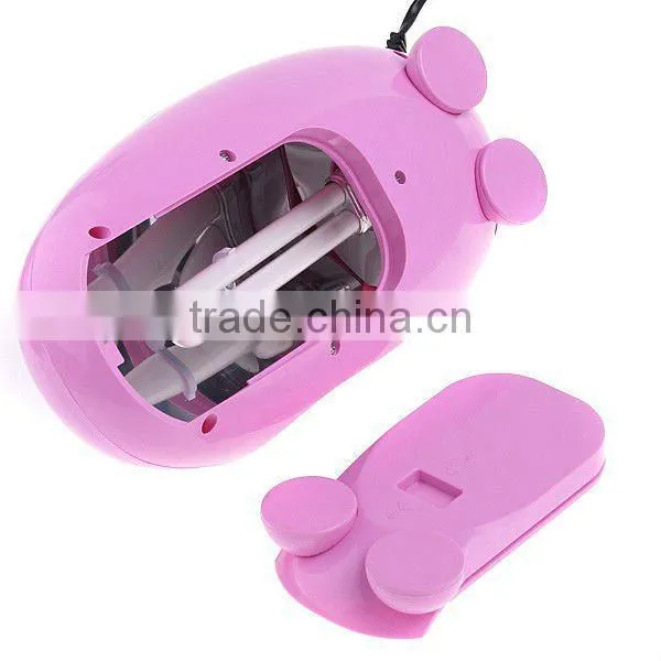 220V EU Pink Frog Nail Art UV Gel Lamp Light Dryer 9W