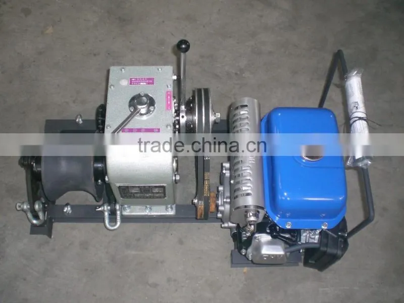 3 Ton Petrol Engine Powered Winch/Cable Drum Winch