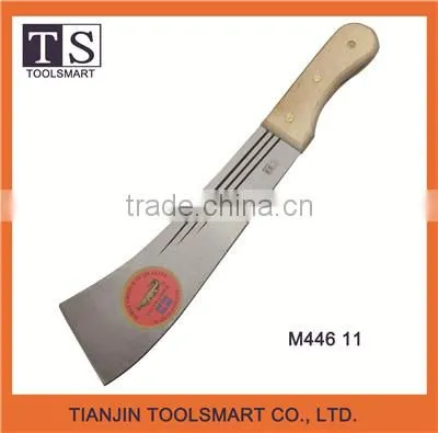 carbon steel machete with plastic or wooden handle