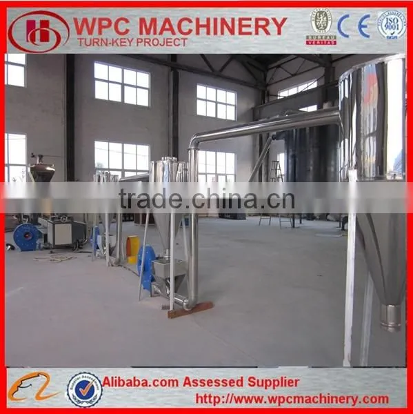 High speed parallel twin screw WPC pellets production machine line