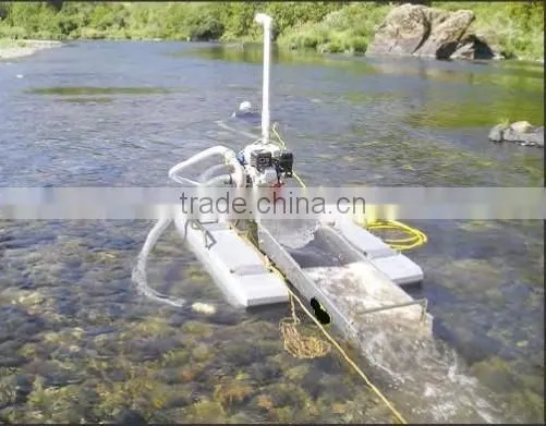 Professional mini gold mining dredger with ISO, CE, SGS