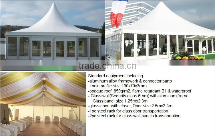 High peak 10x10 tent for party