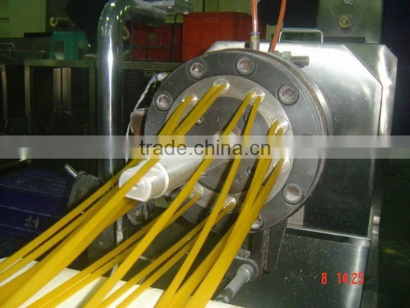 The flavored snack food extruder