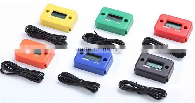 waterproof electronic timers / induction type engine hour meter