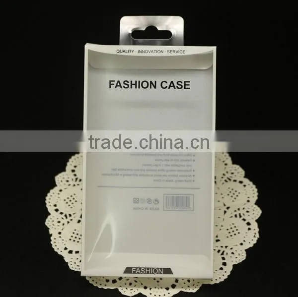 Good design fashional PVC packaging box for phone case, Custom logo PVC packaging box