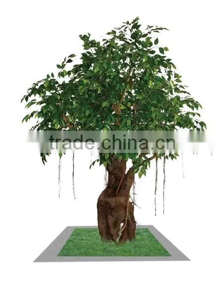 China artificial plastic banyan tree