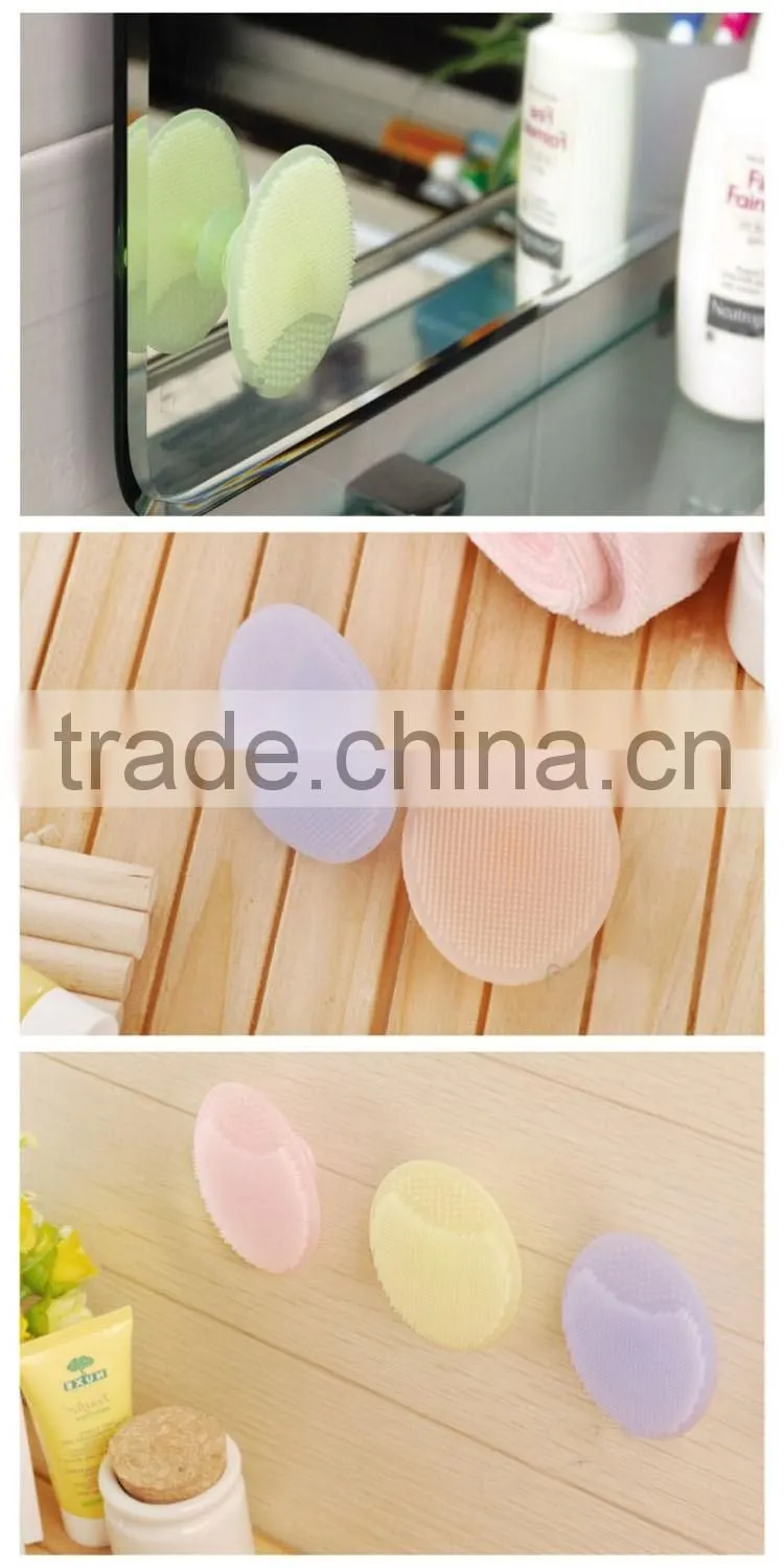 soft facial cleaning brush silicone wash face brush