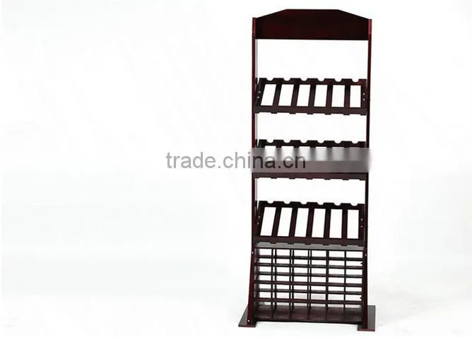 Best-selling color painting large wooden wine rack