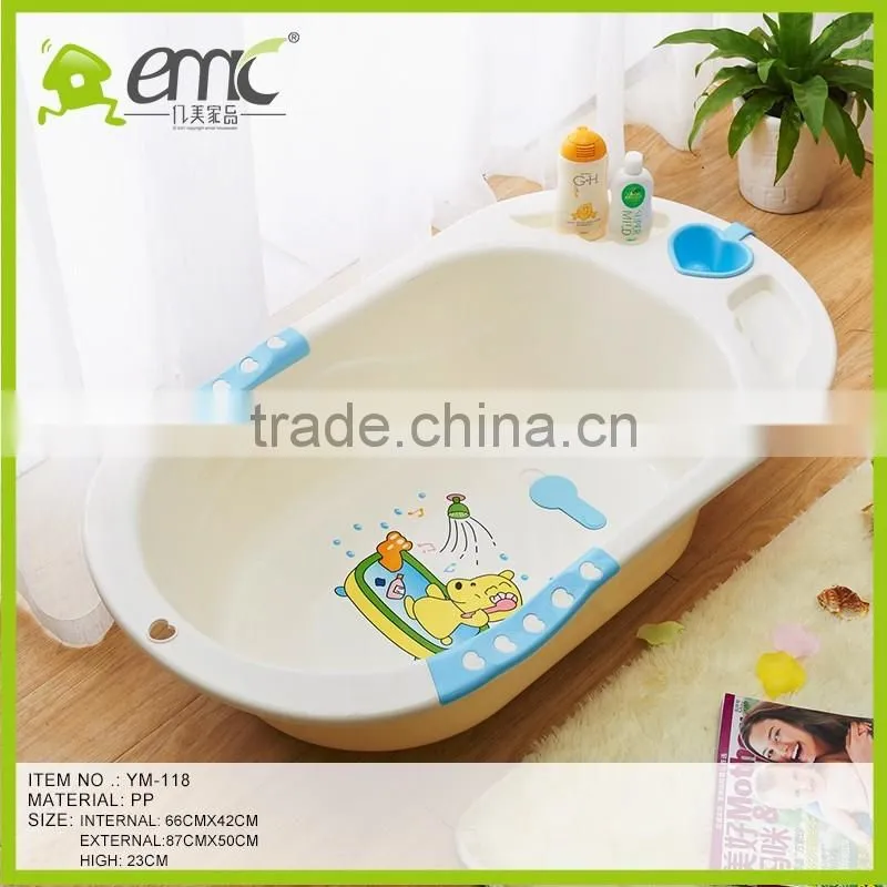 Plastic baby bath bucket, plastic baby showering bucket, Plastic showering bucket for kids