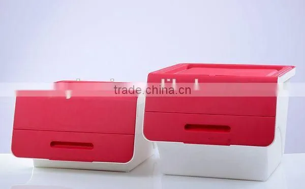 emc 3702 hot plastic storage box with foldable lid