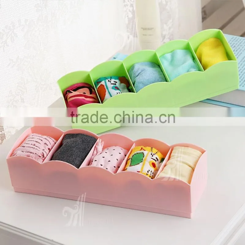 Colorful Storage Box Household Products Socks Plastic Storage Box