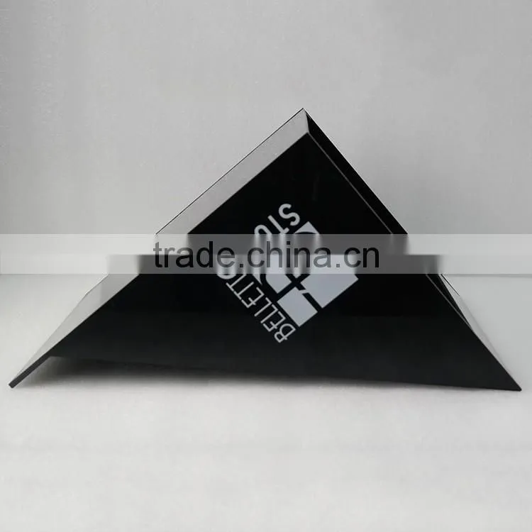 Custom 5 tier Black Perspex Organic Glass Acrylic Displays and Shelf
