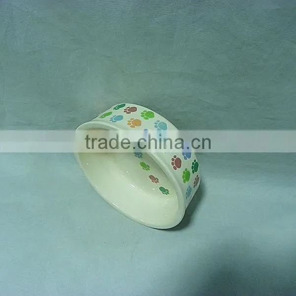 2014 Fashion Design Ceramic personalized dog bowl