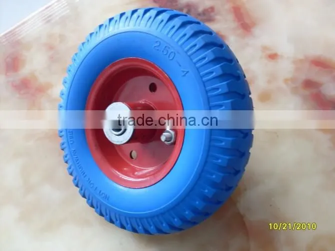 falt free tire pu wheel 2.50-4