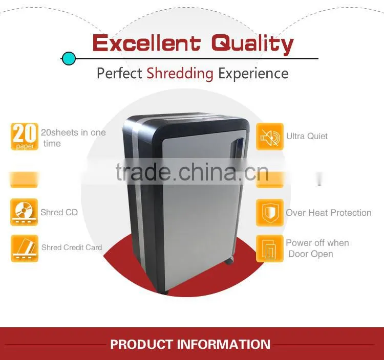 JP-870C office automation machines shredder GS 20sheets micro cut