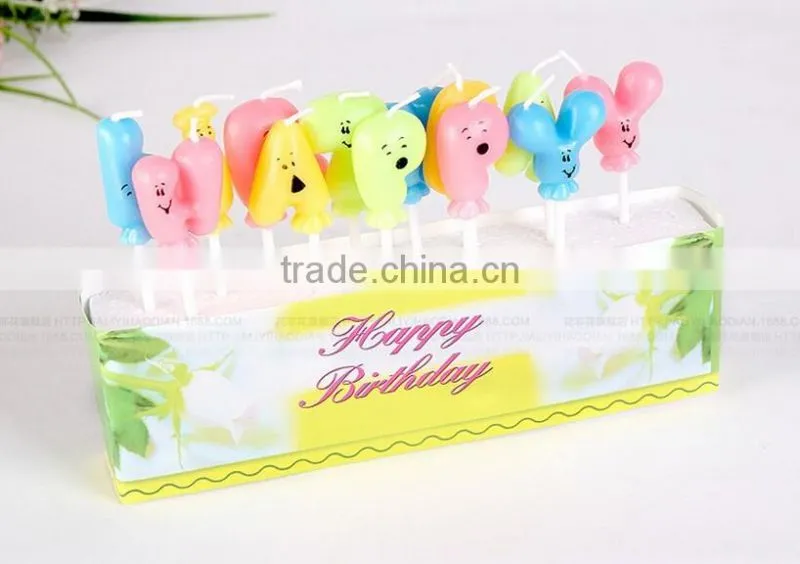 Kawaii Little Feet Shape Happy Birthday Candle for Children