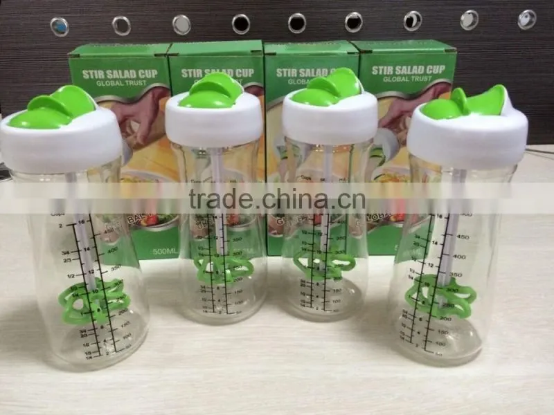 Wholesale FDA standard plastic salad tools salad dressing mixer