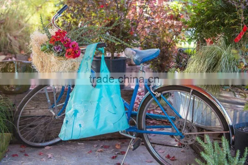 Promotional Foldable Shopping shoulder Reusable Recycle supermarket bags