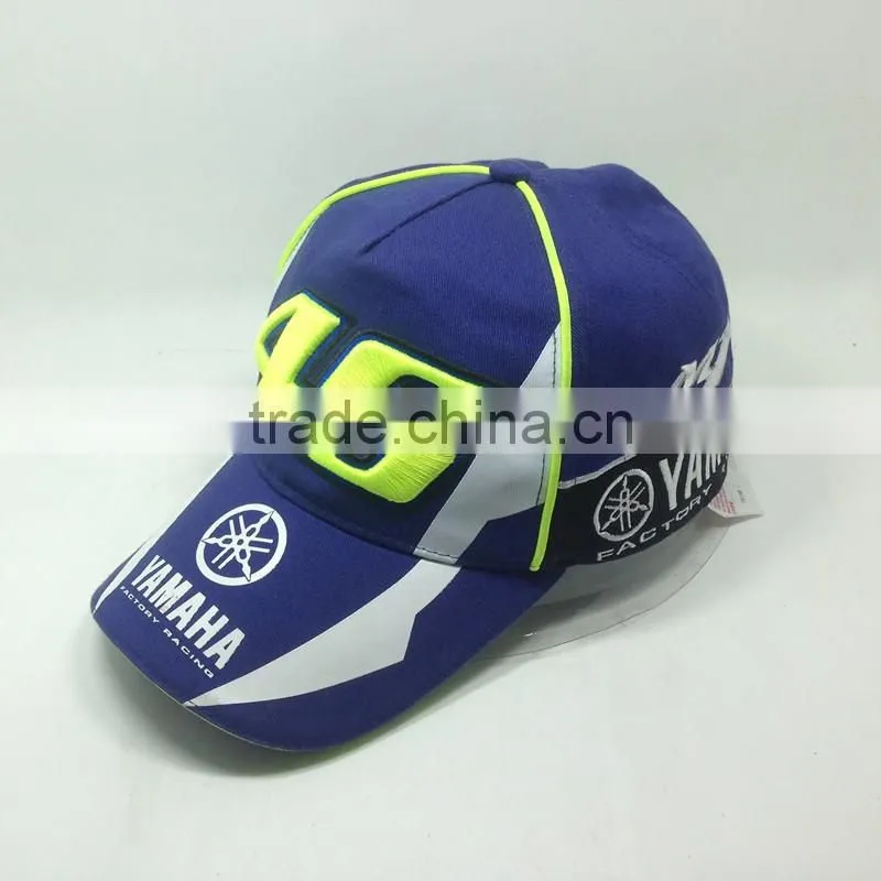 High Quality Racing Cap With 3D Embroidery And Baseball Cap