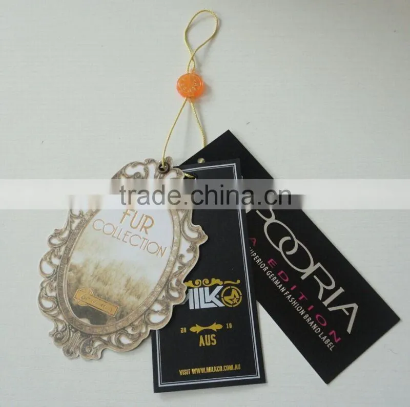 Fashion high quality fancy custom engraved jewelry hang tags for jeans,hang tags for clothing