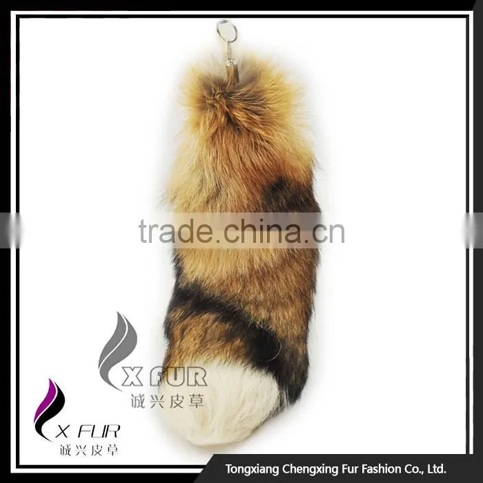 CX-R-31 Chinese Manufacturer Fox Fur Tail KeyChain