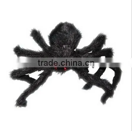 Multicolor spider soft plush toys Halloween spider toys gift jumpping spider toy for 2016 Halloween promotion products