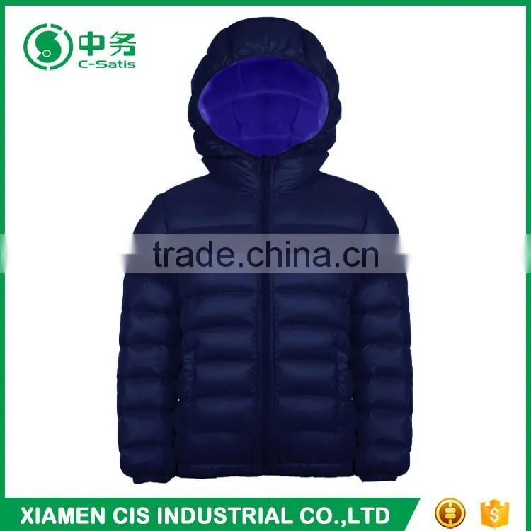 New Design Multi Color Ultra Light Hooded Unisex Children Winter Down Jacket
