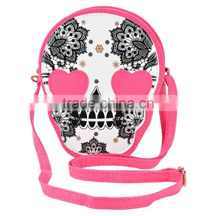New Women's Fashion Bag Vintage Skull Bag Coin Purse Handbag Messenger Bags Shoulder Bags SV010148#