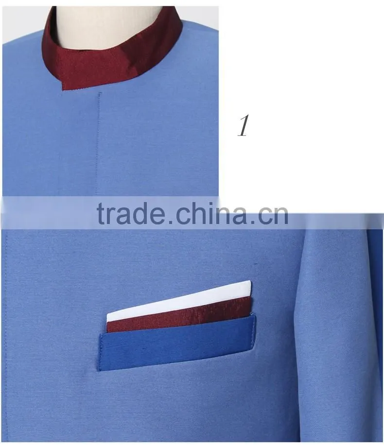 Tops Staff Design Bellboy uniform for hotel housekeeping manager unifrom