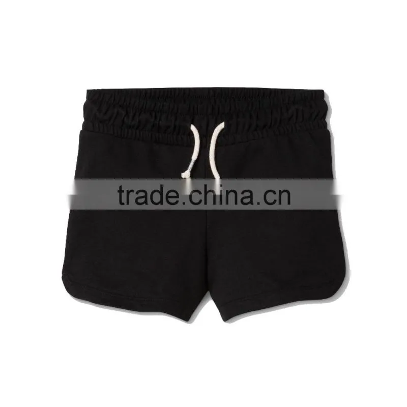 Hot selling 2017 wholesale knit baby clothes girls shorts sweet child clothing pull on