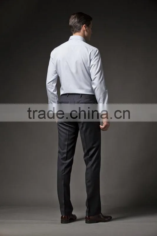 2015 New Fashion Men's Business Shirt 100% cotton,Ex-factory price