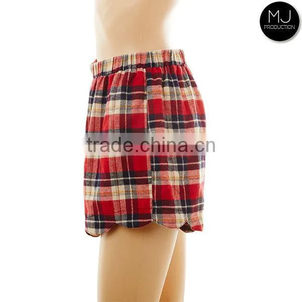 Wholesale Scallop Design Woman Pants And Trousers