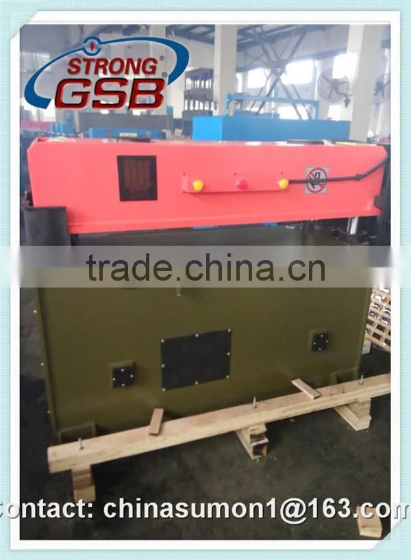 80T Auto-balance Precise Four-column Hydraulic Plane Cutting Machine/hydraulic hose cutting machine