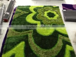plush shaggy carpet door mat 100% polyester shaggy plain carpet